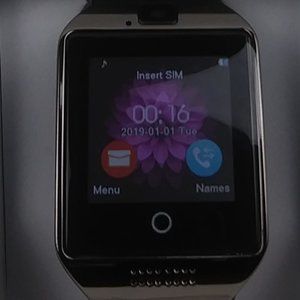 Smart Watch Black Android Bluetooth pedometer